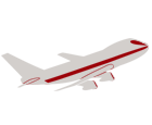 Stilisiertes Flugzeug